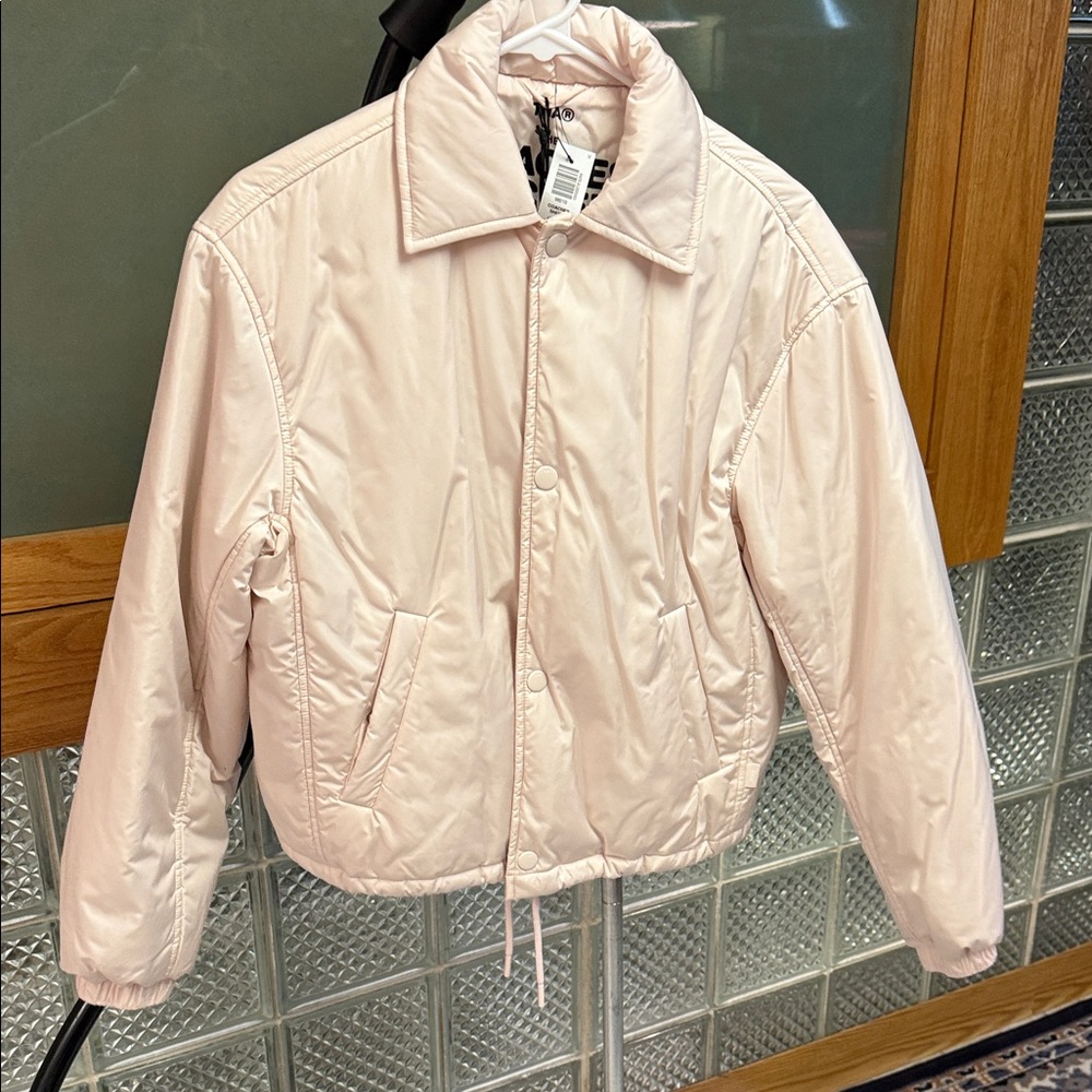 TNA Shiny Pink Coaches Jacket